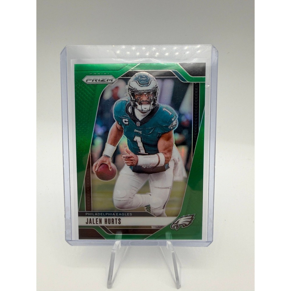 Jalen Hurts 2024 Panini Prizm  Green Prizm Philadelphia Eagles Card #231